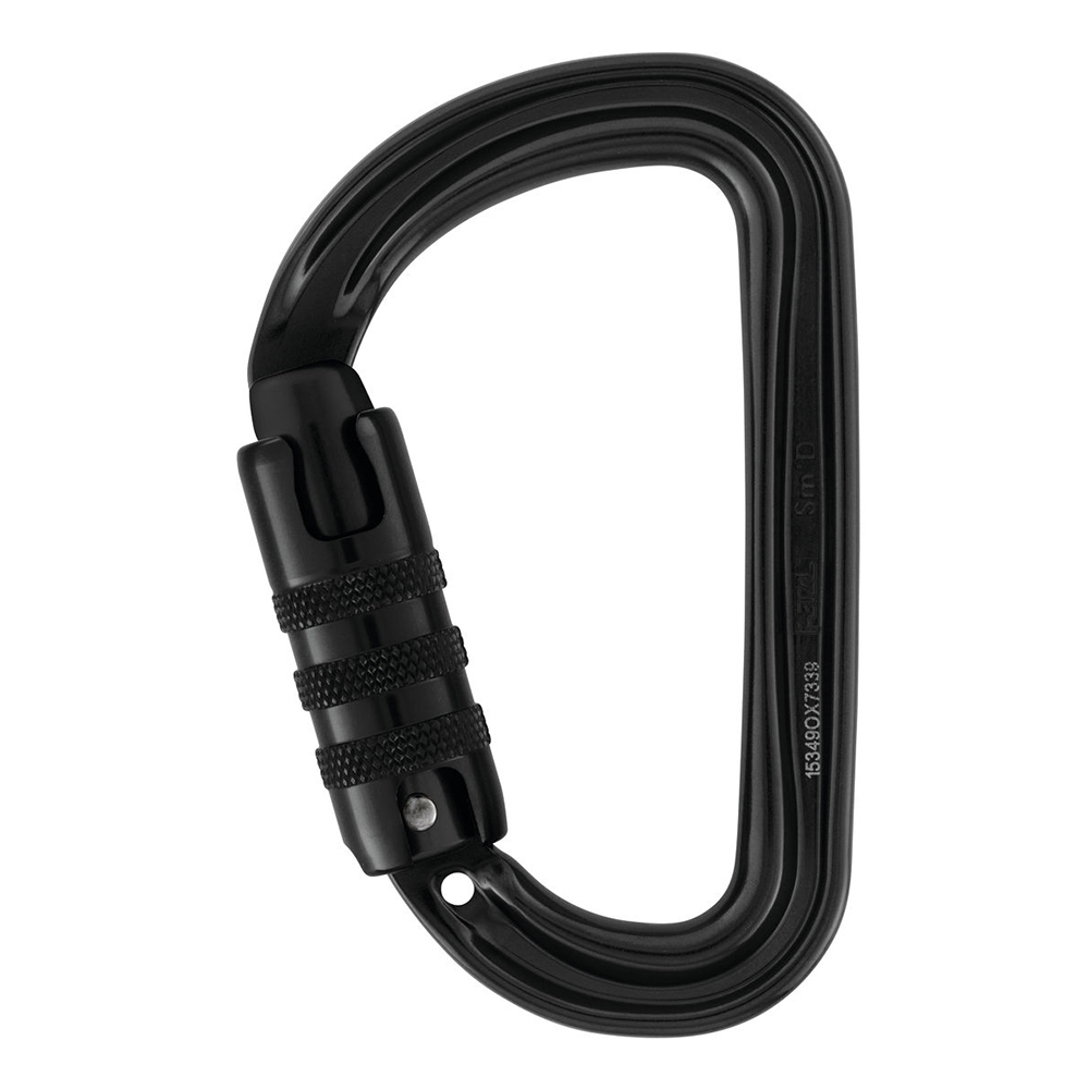 Petzl Sm'D Ultra-Light Asymmetrical Carabiner with Triact Lock from Columbia Safety